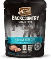 Merrick Backcountry Grain-Free Morsels in Gravy Real Duck Recipe Cuts Cat Food Pouches, 3-oz, case of 2...