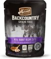 Merrick Backcountry Grain-Free Morsels in Gravy Real Rabbit Recipe Cuts Cat Food Pouches, 3-oz, case of...