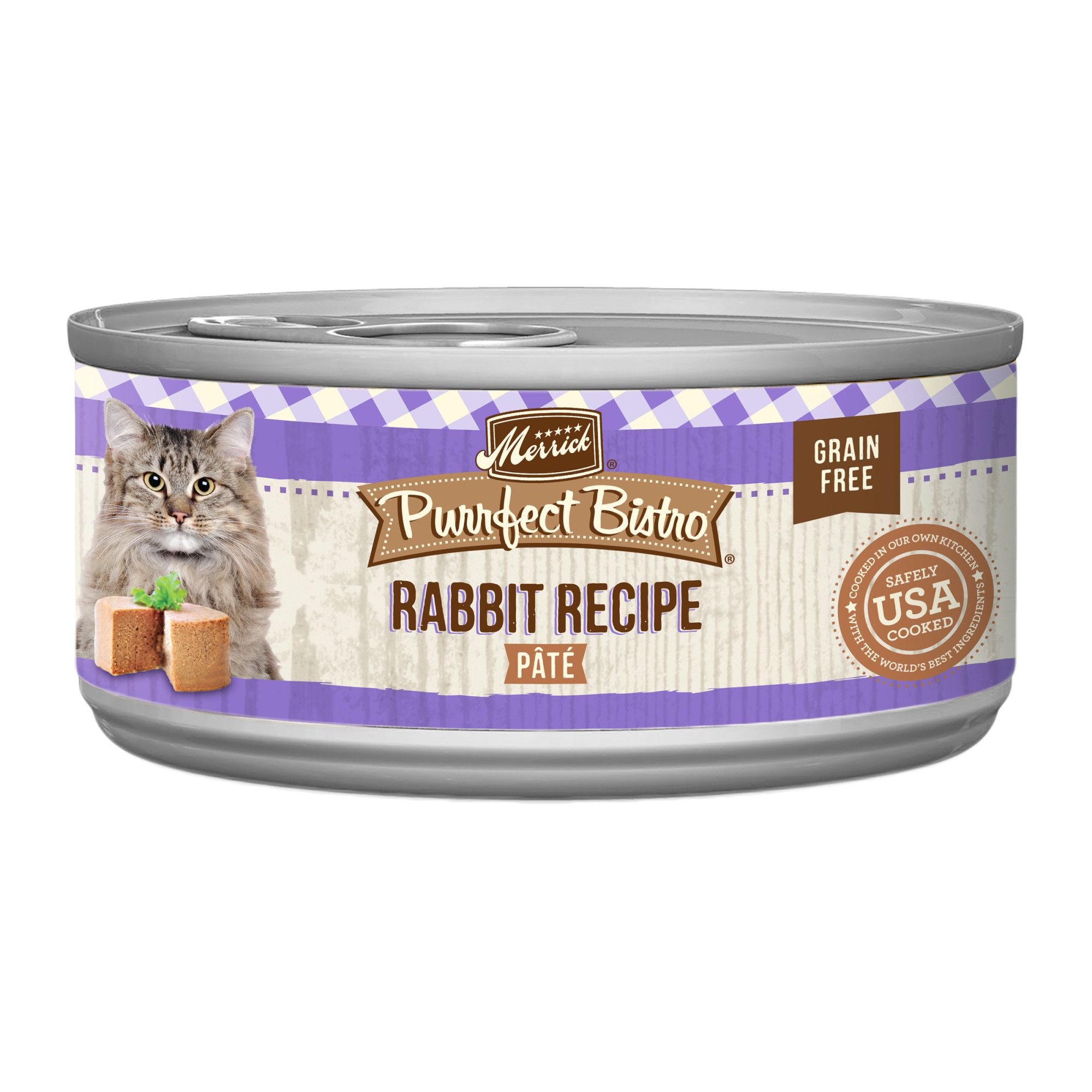 MERRICK Purrfect Bistro Rabbit Pate Grain Free Canned Cat Food