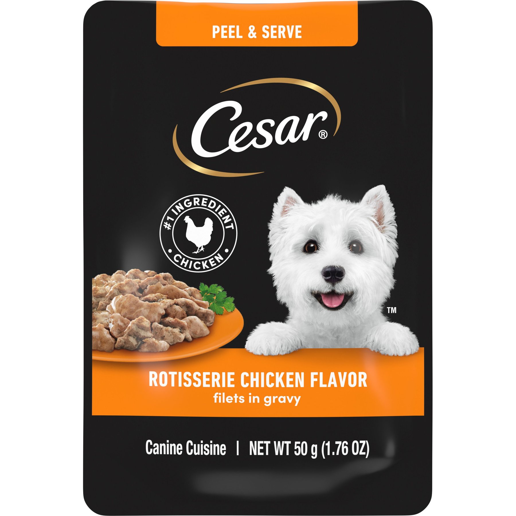 Cesar rotisserie 2024 chicken dog food