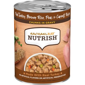 RACHAEL RAY NUTRISH Gentle Digestion Lamb Pumpkin Chicken Chunks in Gravy Canned Dog Food 13 oz can case of 12 Chewy