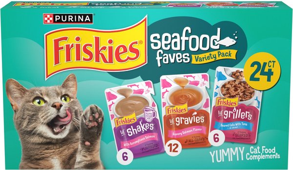 Friskies Gravy Sensations Farm & Fish Variety Cat Food