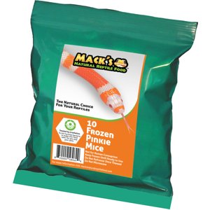 MACK'S NATURAL REPTILE FOOD Pinkie Mice Frozen Reptile Food, 10 count ...