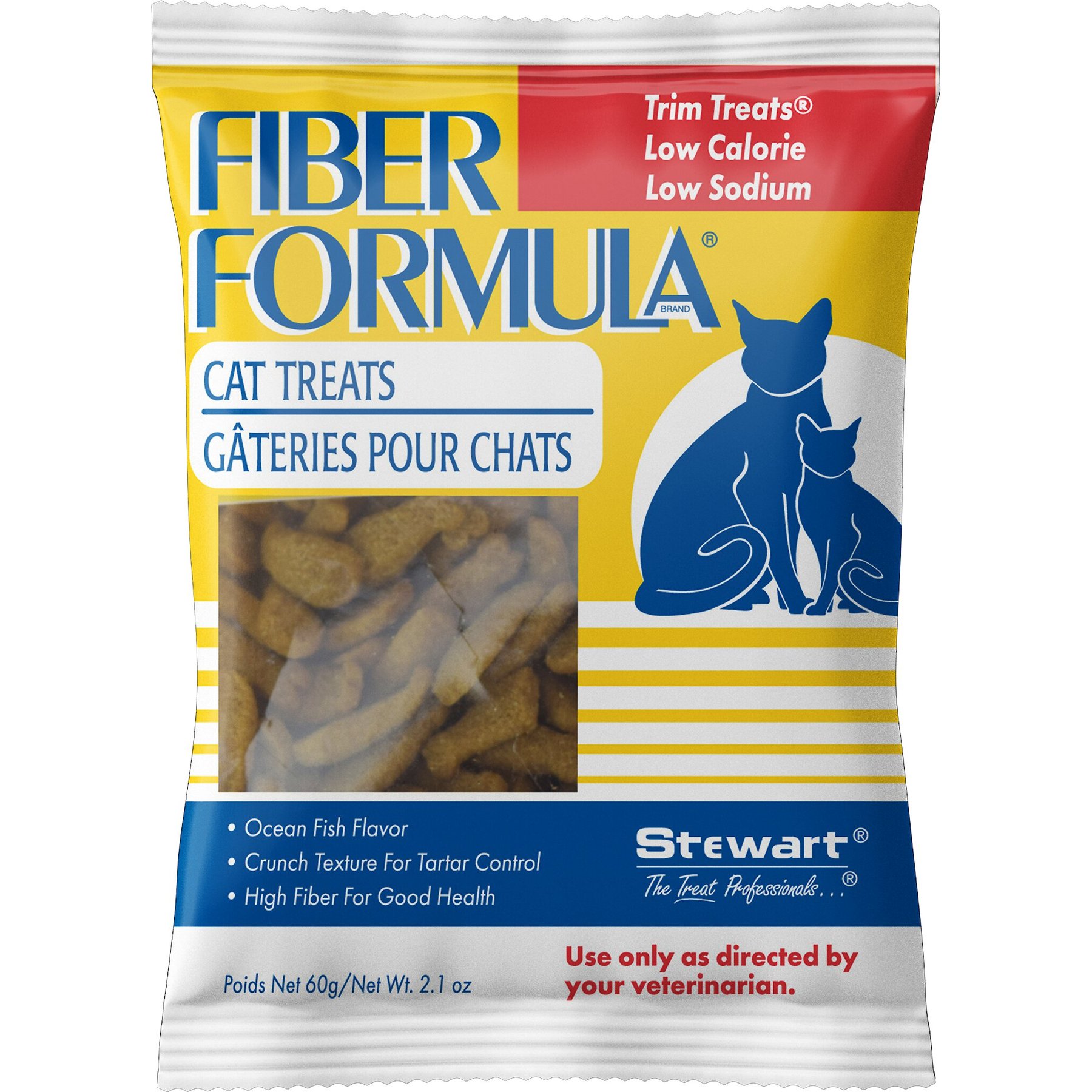 Discontinued STEWART Pro Treat Fiber Formula Cat Treats 2.1 oz bag Chewy