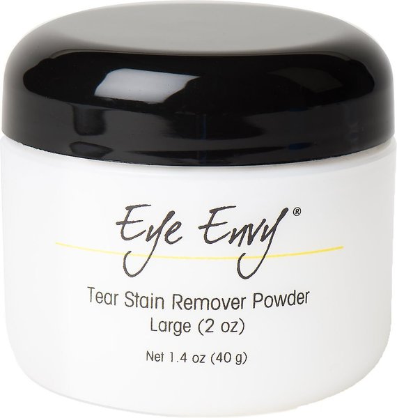 Eye Envy Tear Stain Remover Powder For Dogs And Cats. 100% Natural, Safe. Apply Around Eyes
