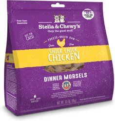 Stella & Chewy's Chick Chick Chicken Dinner Morsels Freeze-Dried Raw Cat Food, 3.5-oz bag