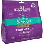 Stella & Chewy's Sea-licious Salmon & Cod Dinner Morsels Freeze-Dried Raw Cat Food, 8-oz bag