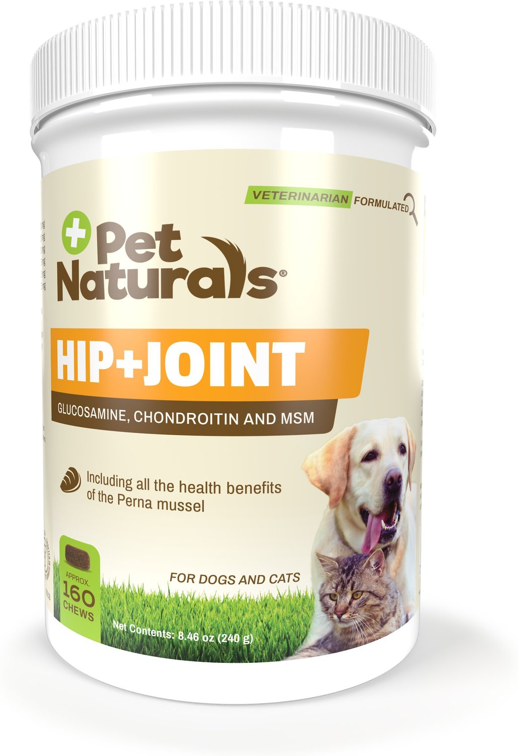 PET NATURALS Hip + Joint Dog & Cat Chews, 160 count - Chewy.com
