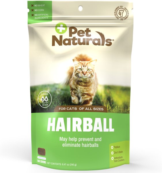 Pet Naturals Hairball Cat Chews, 160 count slide 1 of 5