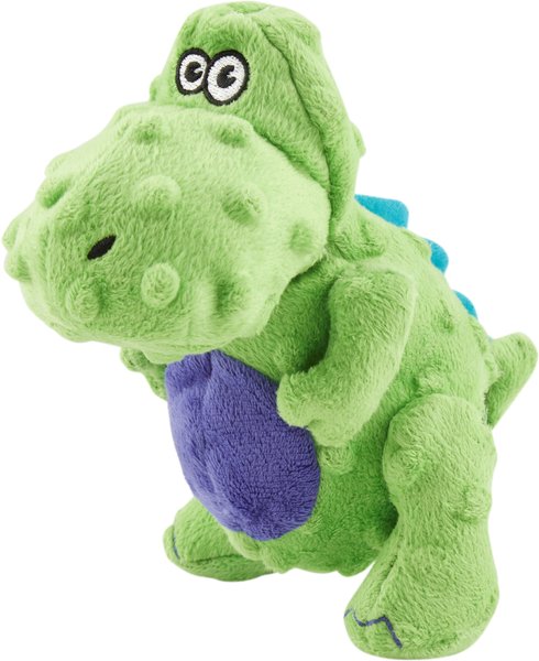 Green dinosaur deals dog toy