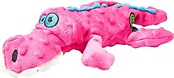 GoDog Gators Chew Guard Dog Toy, Pink, Large