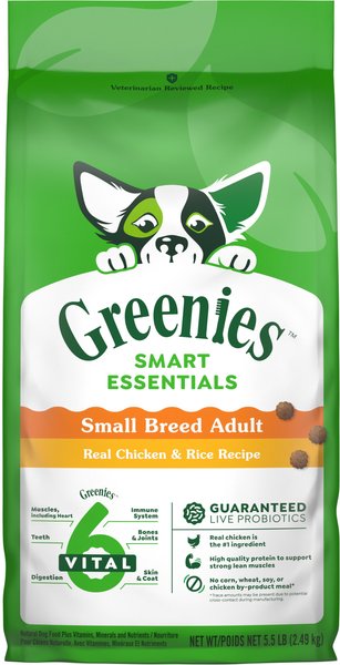 GREENIES Smart Essentials Small Breed Adult High Protein Real Chicken ...