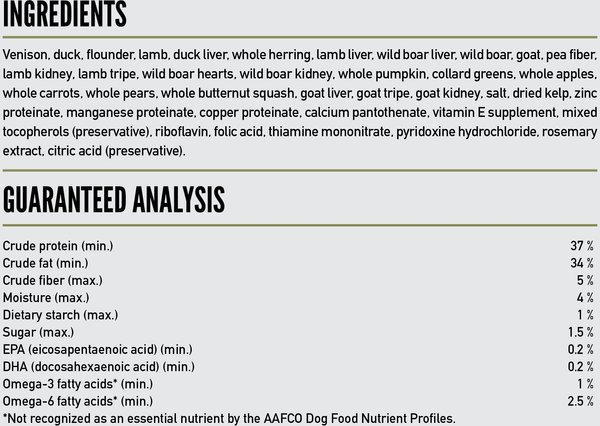 Show full view: ORIJEN Tundra Epic Bites Freeze-Dried Dry Dog Food, 6-oz bag slide 14 of 18