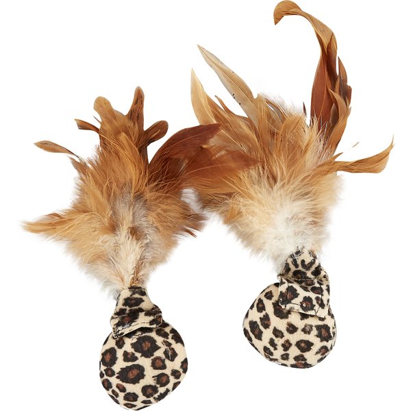 PETLINKS Feather Flips Feathered Ball Cat Toy - Chewy.com