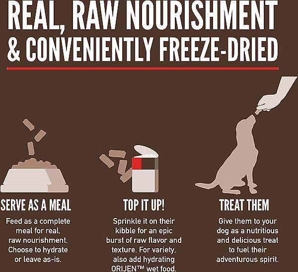 Show full view: ORIJEN Regional Red Epic Bites Freeze-Dried Dry Dog Food, 6-oz bag slide 10 of 17