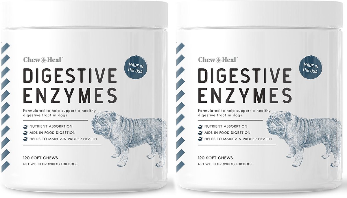 Well & good digestive enzymes & probiotics chewable dog sales tablets