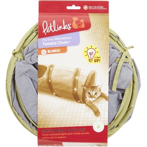Petlinks Twinkle Chute Lighted Cat Tunnel Toy