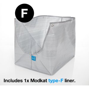 Modkat Flip Cat Litter Box, White