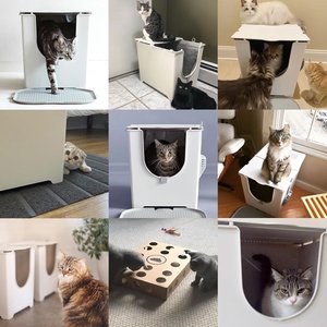 Modkat Flip Cat Litter Box, White