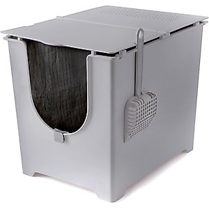 Modkat Flip Cat Litter Box, Gray