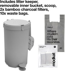 Modkat Cat Litter Keeper, White slide 2 of 6