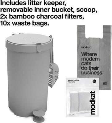 Show full view: Modkat Cat Litter Keeper, White slide 6 of 6