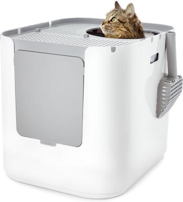 Show full view: Modkat Cat Litter Box, X-Large, White slide 4 of 8
