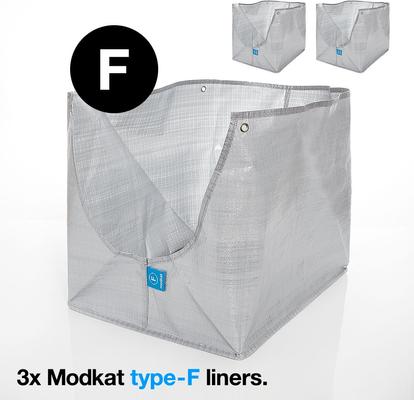 Show full view: Modkat Type F Flip Cat Litter Box Liner, 3 count slide 3 of 6