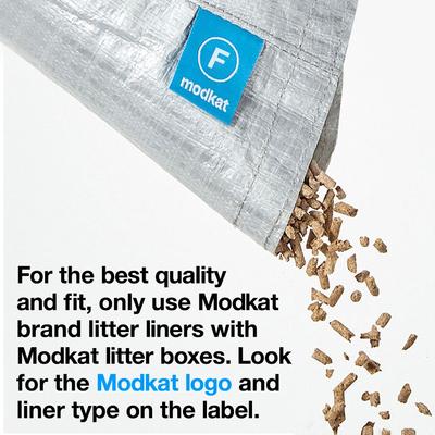 Show full view: Modkat Type F Flip Cat Litter Box Liner, 3 count slide 6 of 6