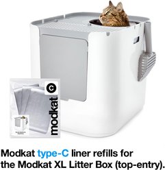 Modkat Type C Top Entry Cat Litter Box Liner, X-Large, 3 count slide 2 of 3