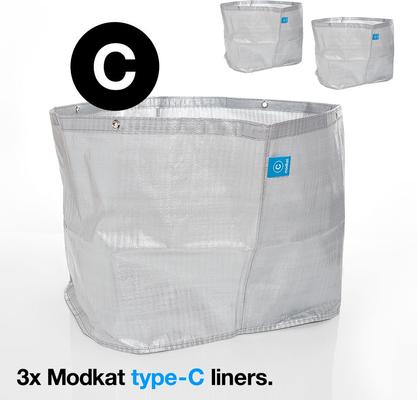 Show full view: Modkat Type C Top Entry Cat Litter Box Liner, X-Large, 3 count slide 3 of 3