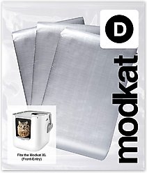 Modkat Type D Front Entry Cat Litter Box Liner, X-Large, 3 count