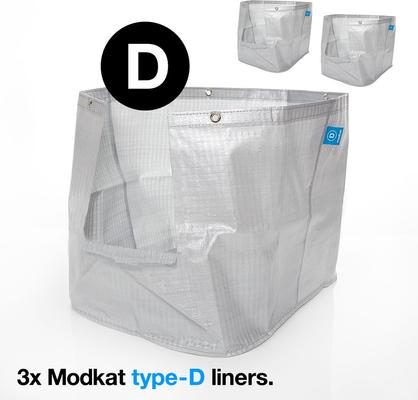 Show full view: Modkat Type D Front Entry Cat Litter Box Liner, X-Large, 3 count slide 3 of 3
