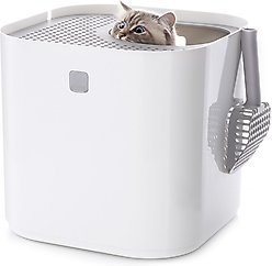 Modkat Cat Litter Box, White