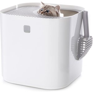 Modkat Cat Litter Box, White