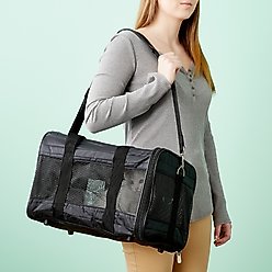 Sherpa Original Deluxe Airline-Approved Dog & Cat Carrier Bag, Black, Medium