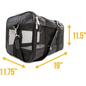 Sherpa Original Deluxe Airline-Approved Dog & Cat Carrier Bag, Black, Large