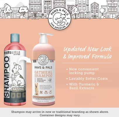 Show full view: Paws & Pals Oatmeal, Sweet Basil & Turmeric Shampoo, 20-fl oz bottle slide 2 of 8