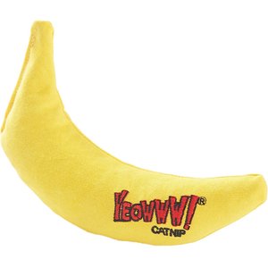 Yeowww! Catnip Yellow Banana Cat Toy