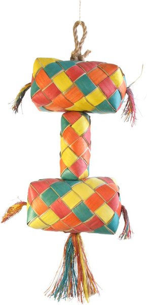 Planet Pleasures Melon Bird Toy, Multicolored