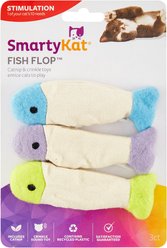 SmartyKat Fish Flop Catnip Crinkle Cat Toy