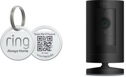 Ring Stick up Camera Battery Pet Tag Bundle, Black
