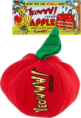 Show full view: Yeowww! Catnip Apple Cat Toy slide 2 of 6