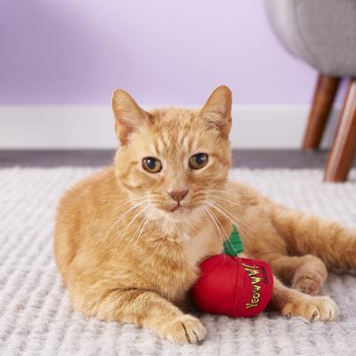 Show full view: Yeowww! Catnip Apple Cat Toy slide 3 of 6