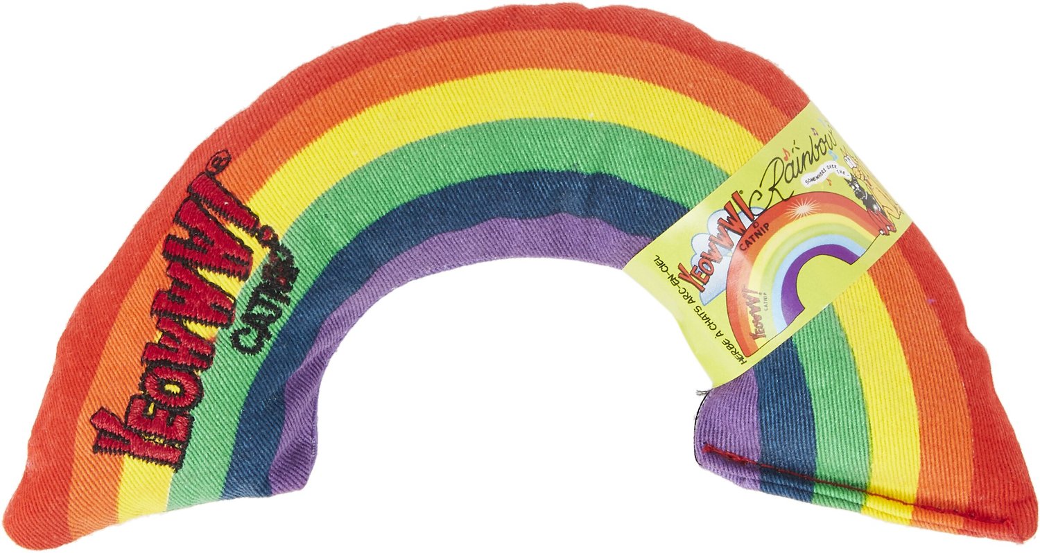 catnip rainbow toy