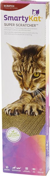 SmartyKat Super Scratcher with Catnip Cat Scratcher, Single slide 1 of 10