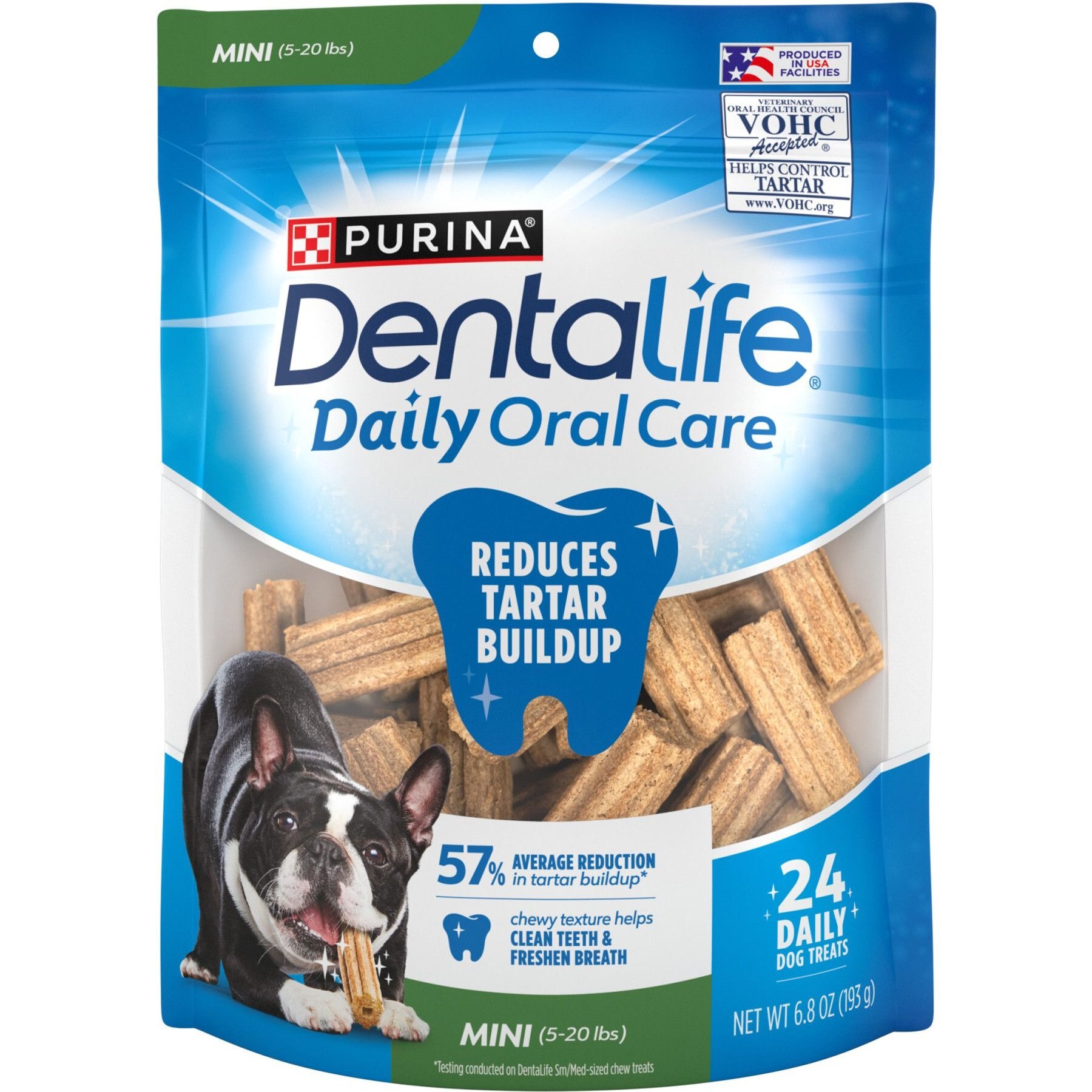 DENTALIFE Daily Oral Care Mini Dental Dog Treats 135 count Chewy