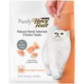 Purina Fancy Feast Purely Natural Hand-Selected Chicken Soft Cat Treat, 10 count