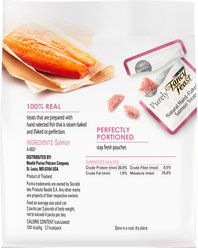 Purina Fancy Feast Purely Natural Hand-Flaked Salmon Soft Cat Treat, 10 count slide 2 of 9