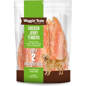 Waggin' Train Chicken Jerky Tenders Limited Ingredient Dog Treats, 3-oz bag